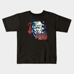 PRESIDENT DONALD TRUMP Kids T-Shirt